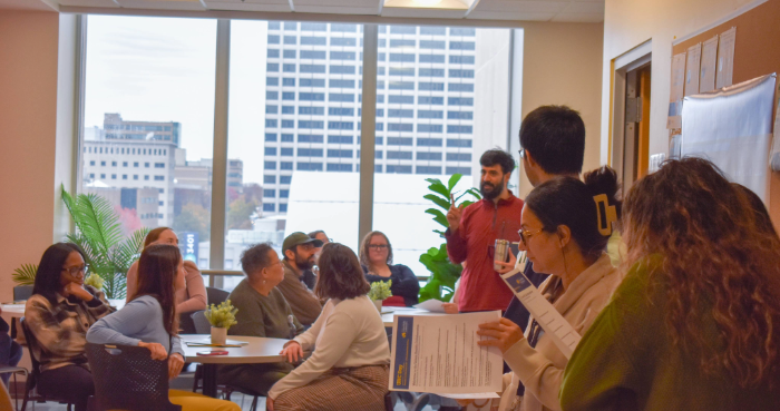 Director of the UHC Usama Bilal Speaking to UHC Day